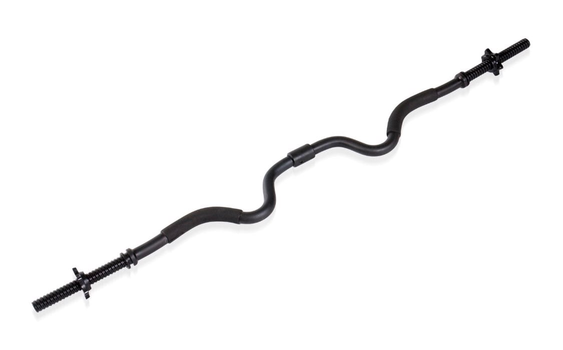 1’ cap Combo Curl bar W/ 4x 10lb Plates 2 X 5lb weights 50lbs Total 1’ cap Combo Curl bar W/ 4x 10lb Plates 2 X 5lb weights 50lbs Total